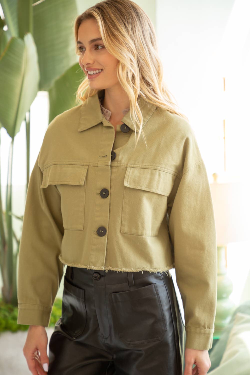 Journey Cargo Cropped Jacket