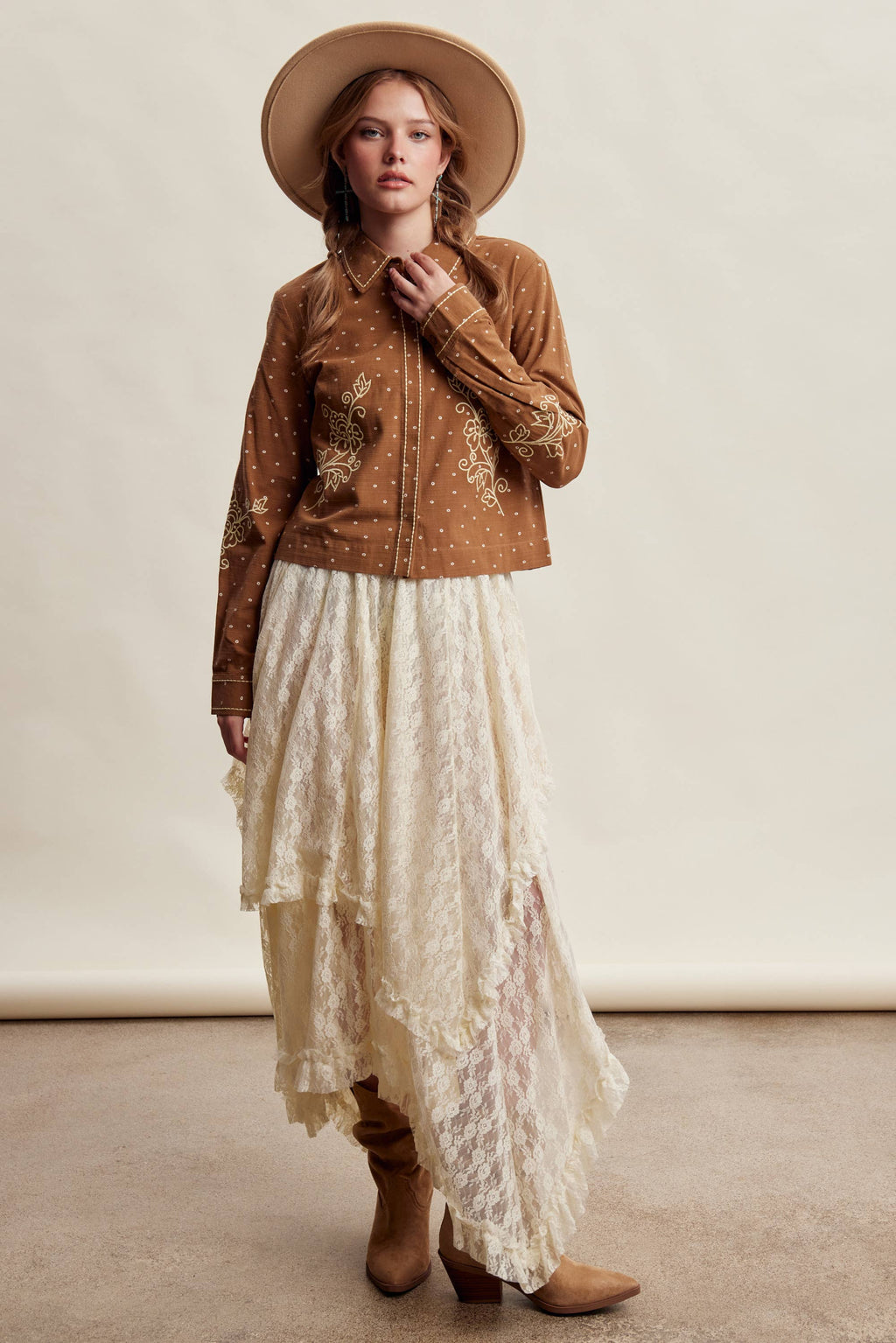 Embroidered Western Cotton