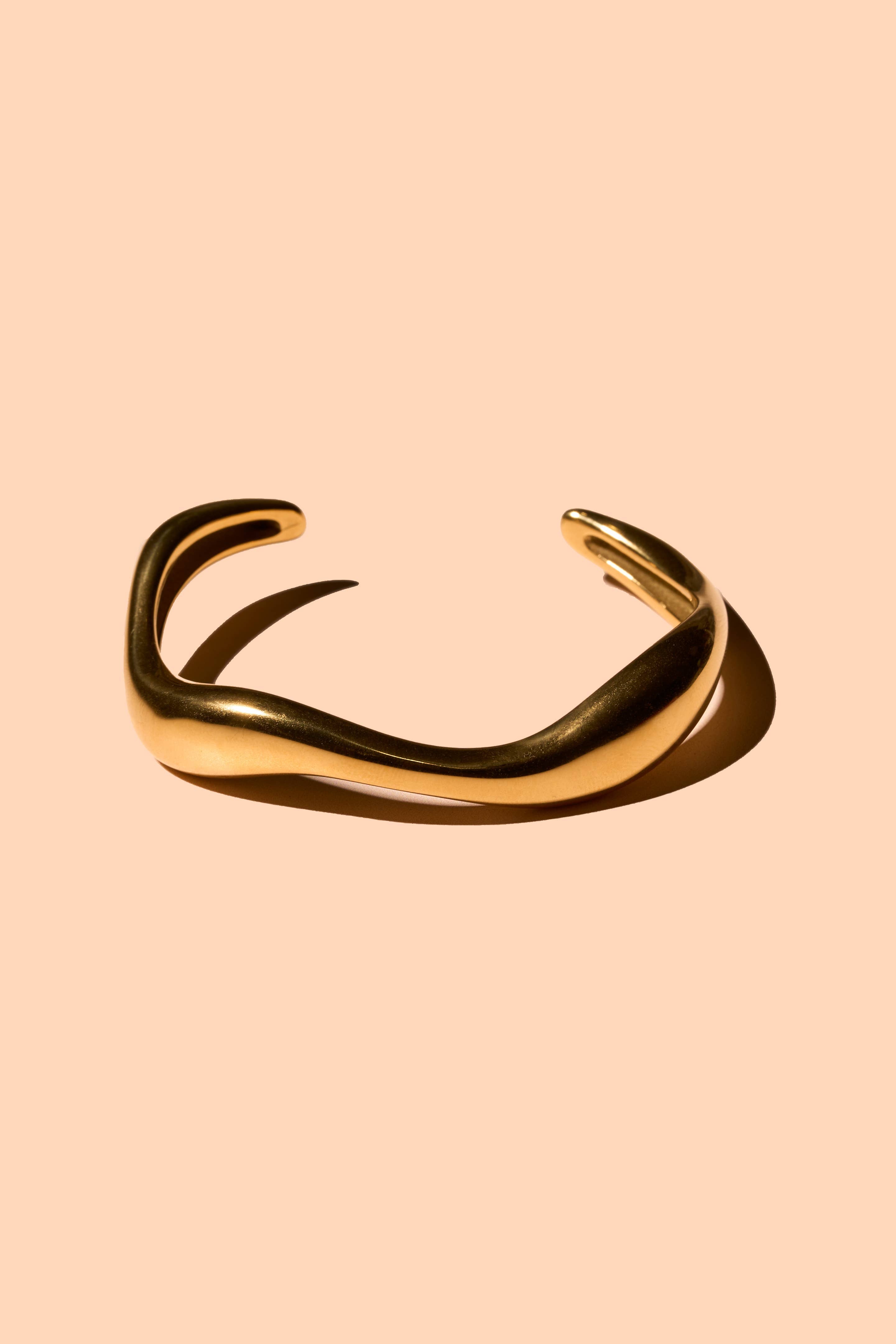 Tides Cuff - 18K Gold Plated by Peter & June