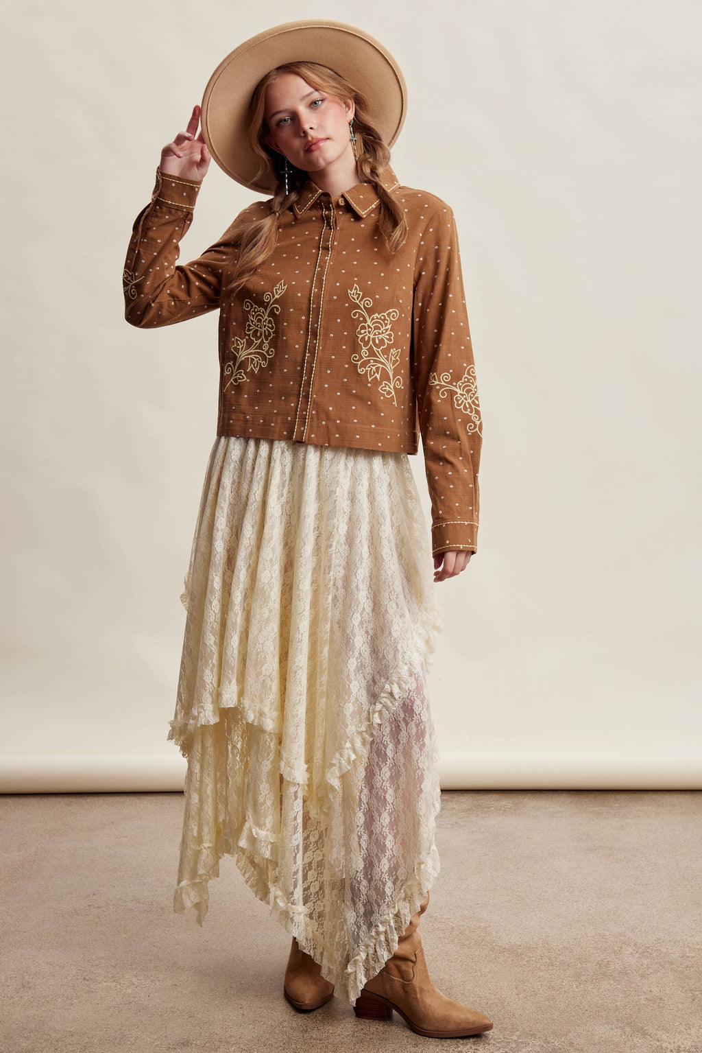 Embroidered Western Cotton