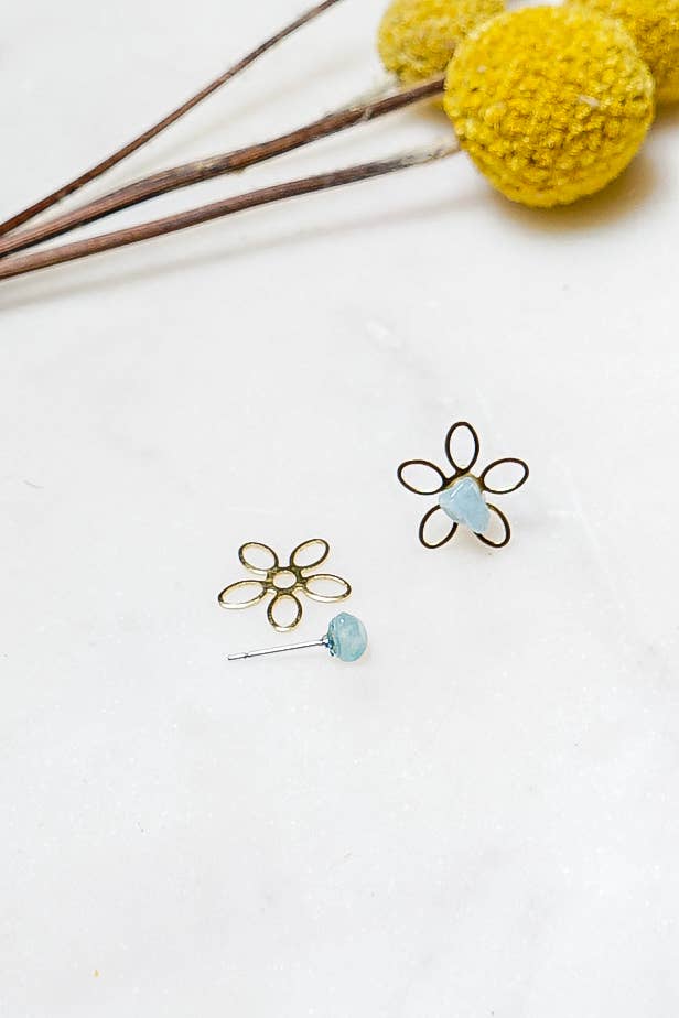 Flower Bed Layered Studs by Peter & June
