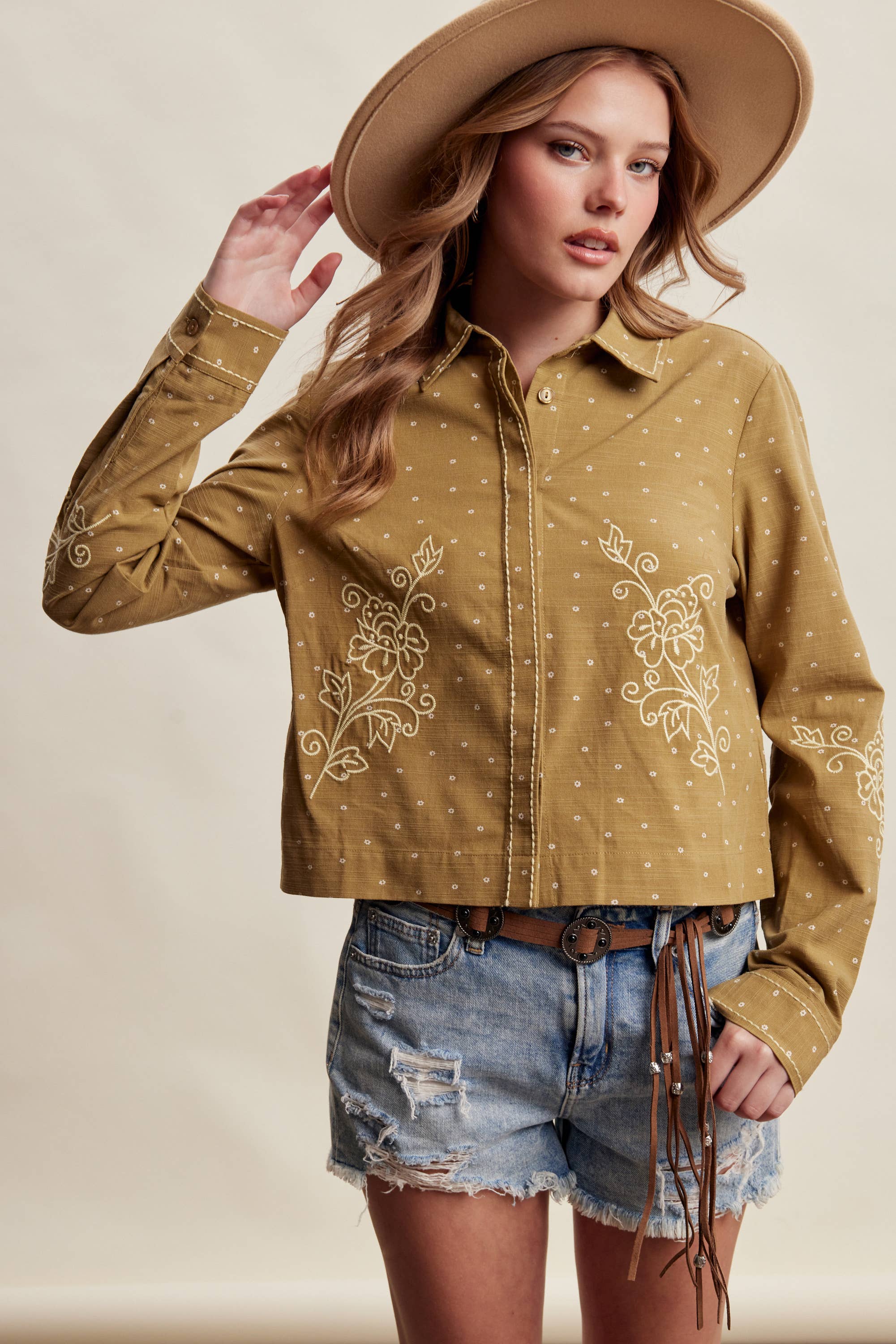 Embroidered Western Cotton
