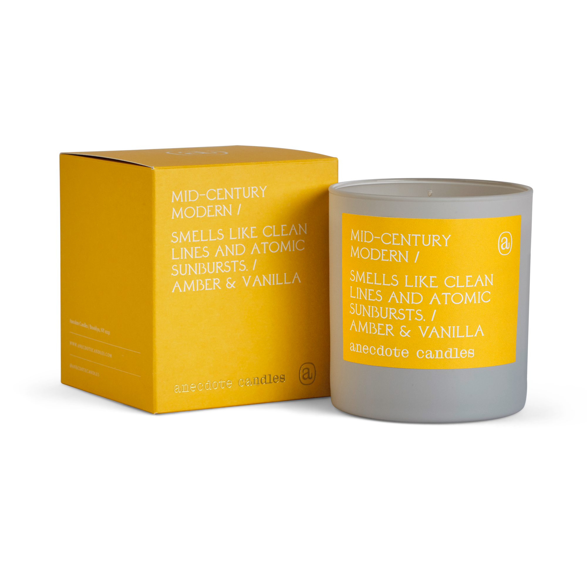 Mid-century Modern (Amber & Vanilla) Candle