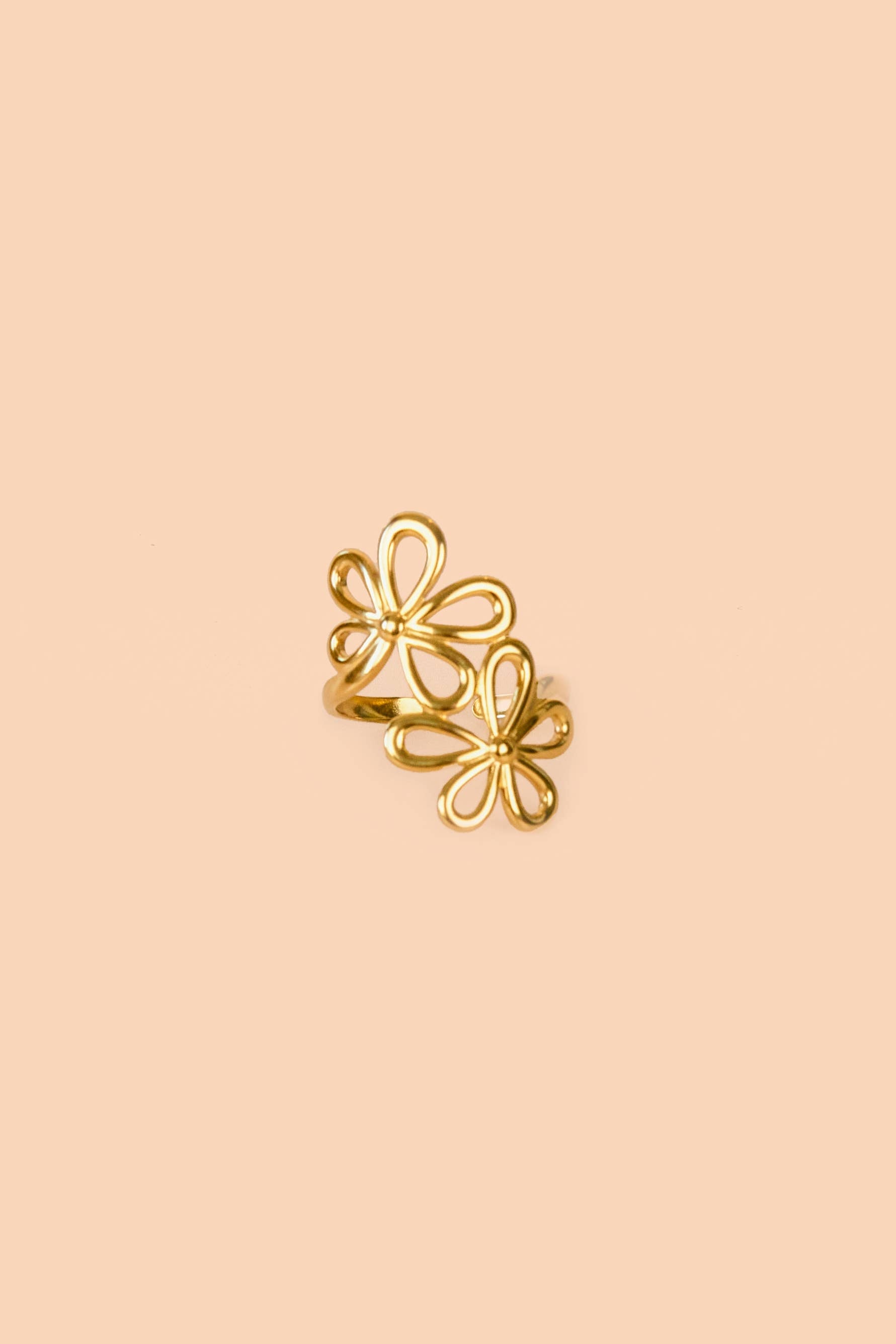 Full Bloom Ring - 18K Gold Plated by Peter & June