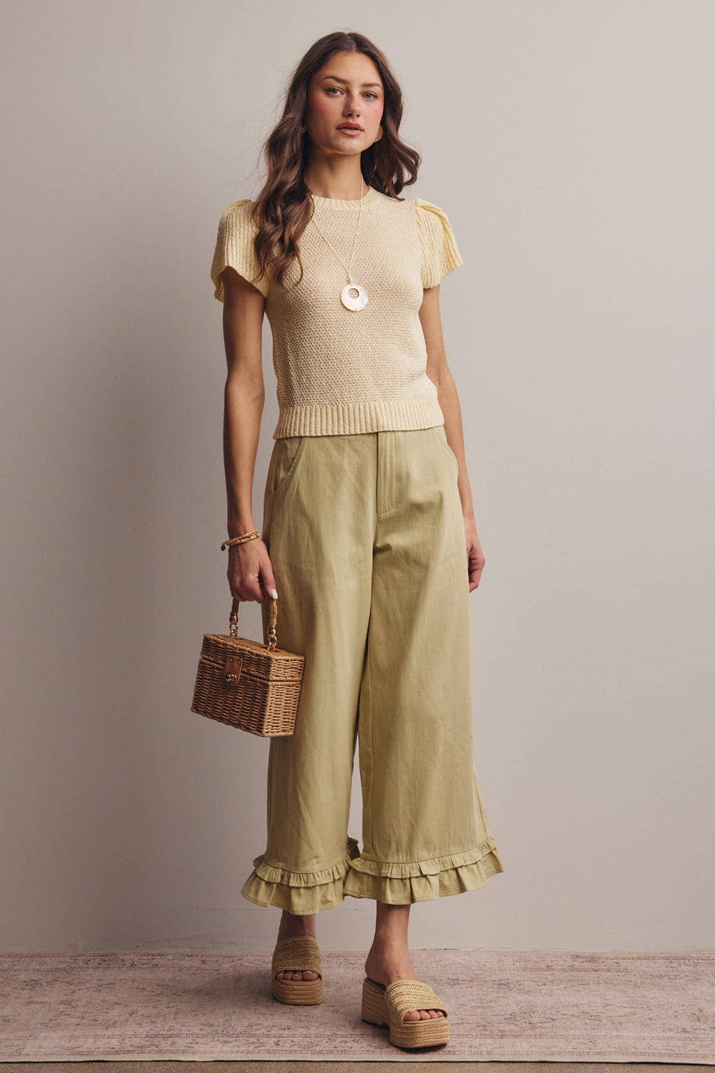 Puff Sleeve Textured