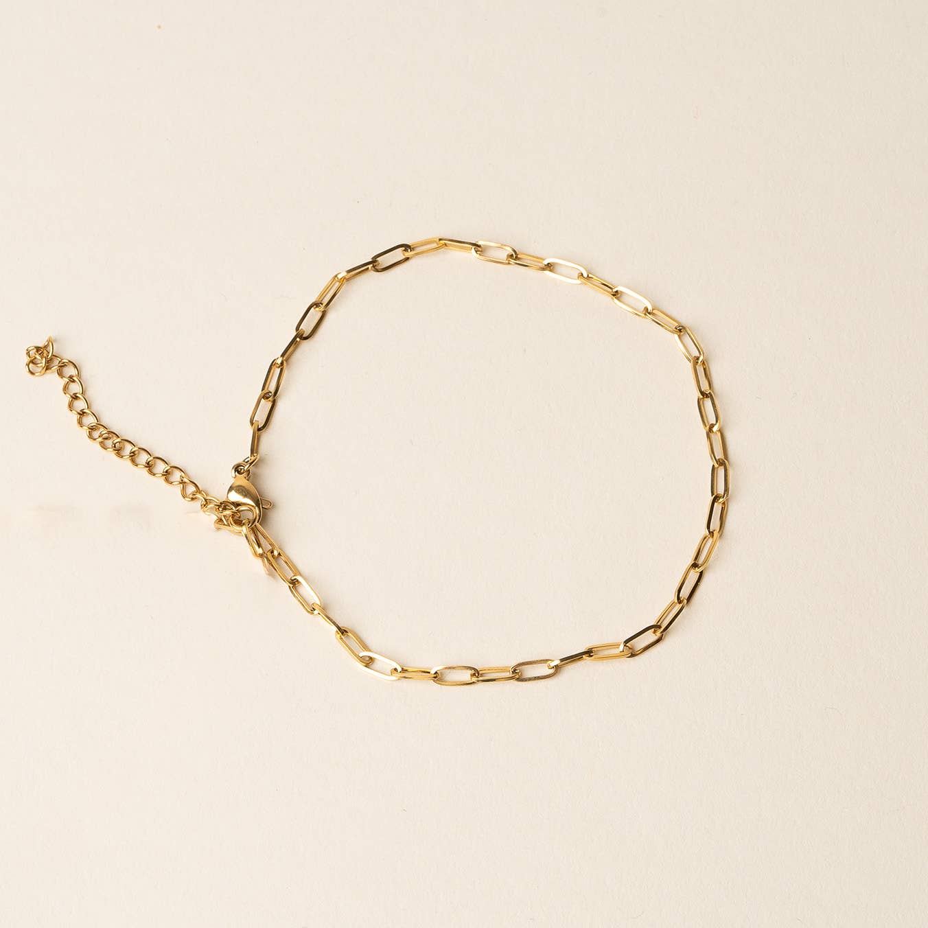 Mia Paper Clip Chain Bracelet by The Darling Effect