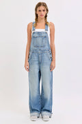 Relaxed Wide Leg Overall with Cuff