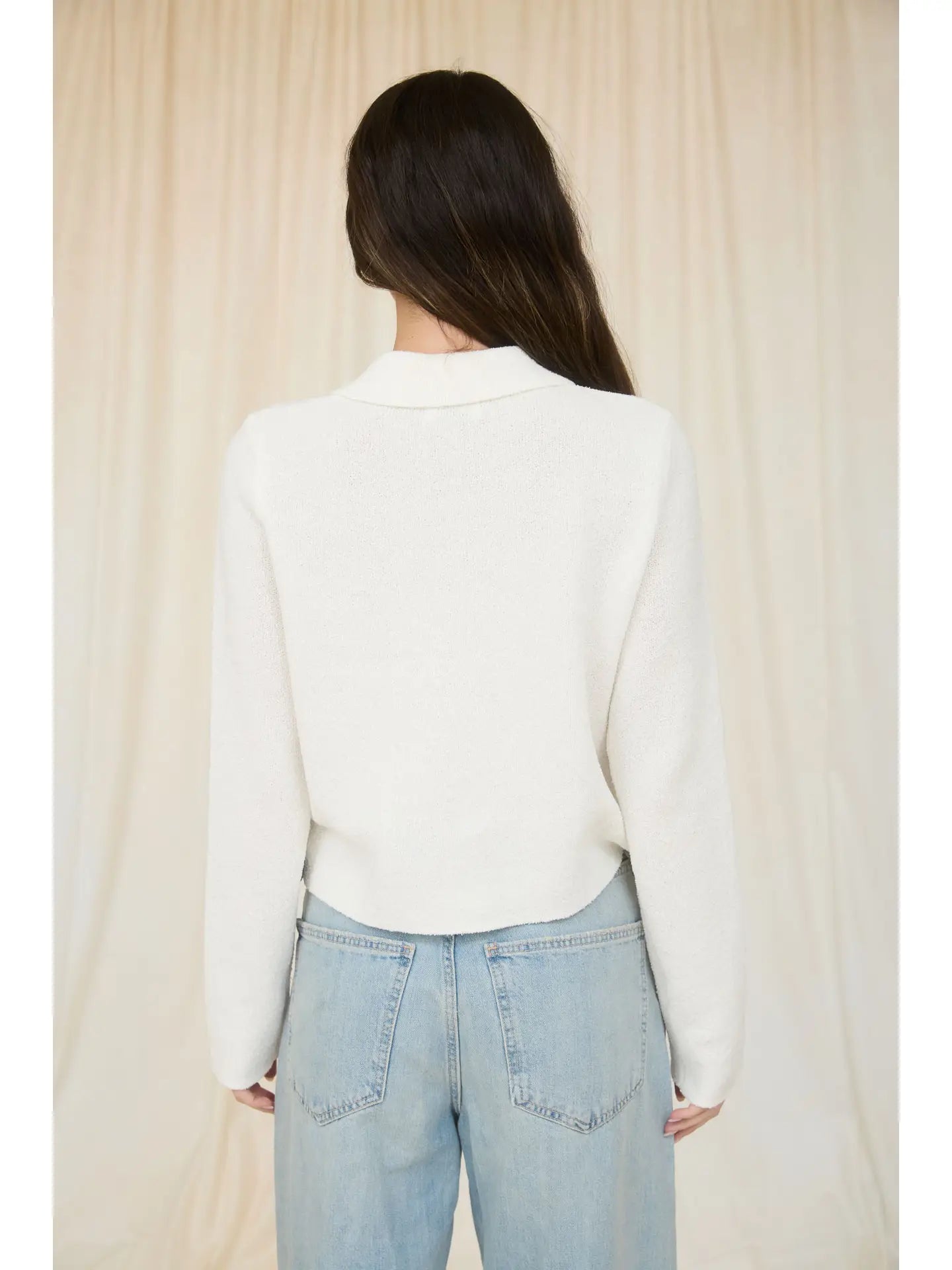 Collared Button Down Cardigan