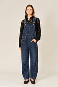 SLOUCHY RELAX FIT DENIM OVERALL