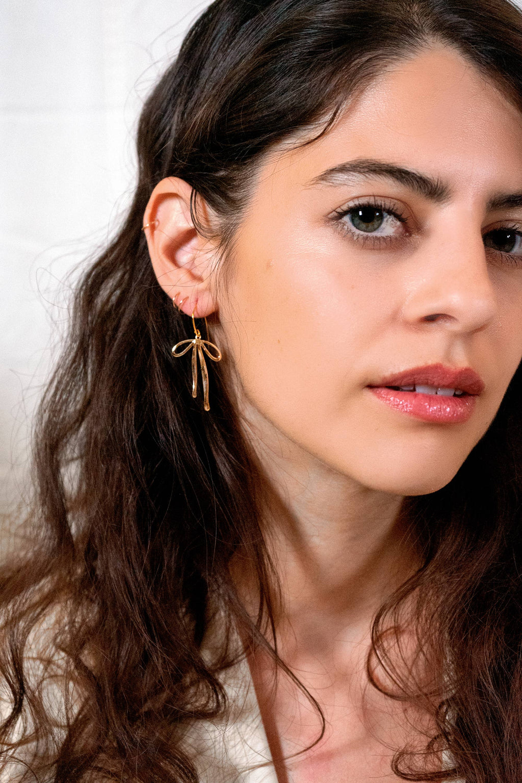 Bad to the Bow Earrings - 18K Gold Plated by Peter & June