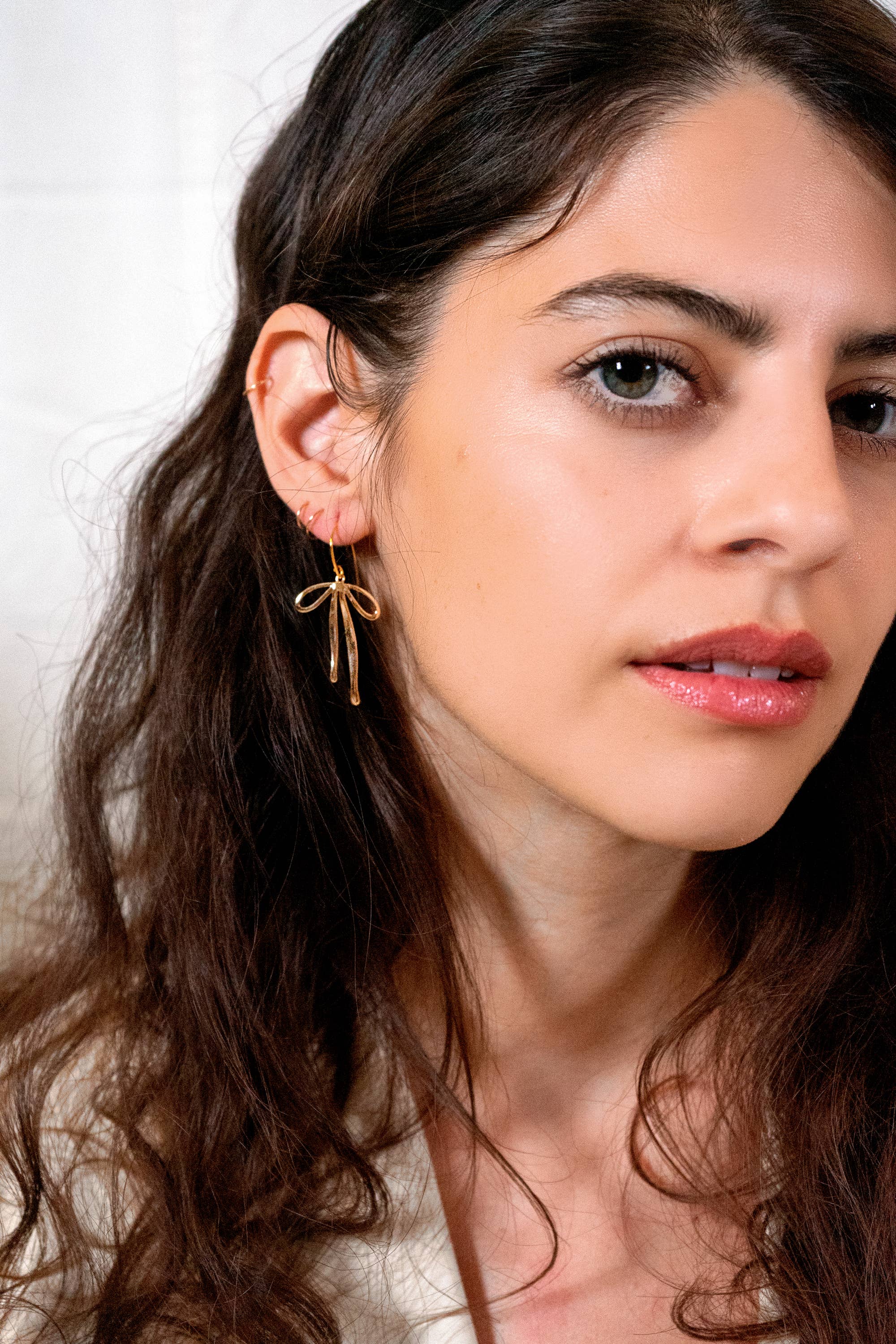 Bad to the Bow Earrings - 18K Gold Plated by Peter & June
