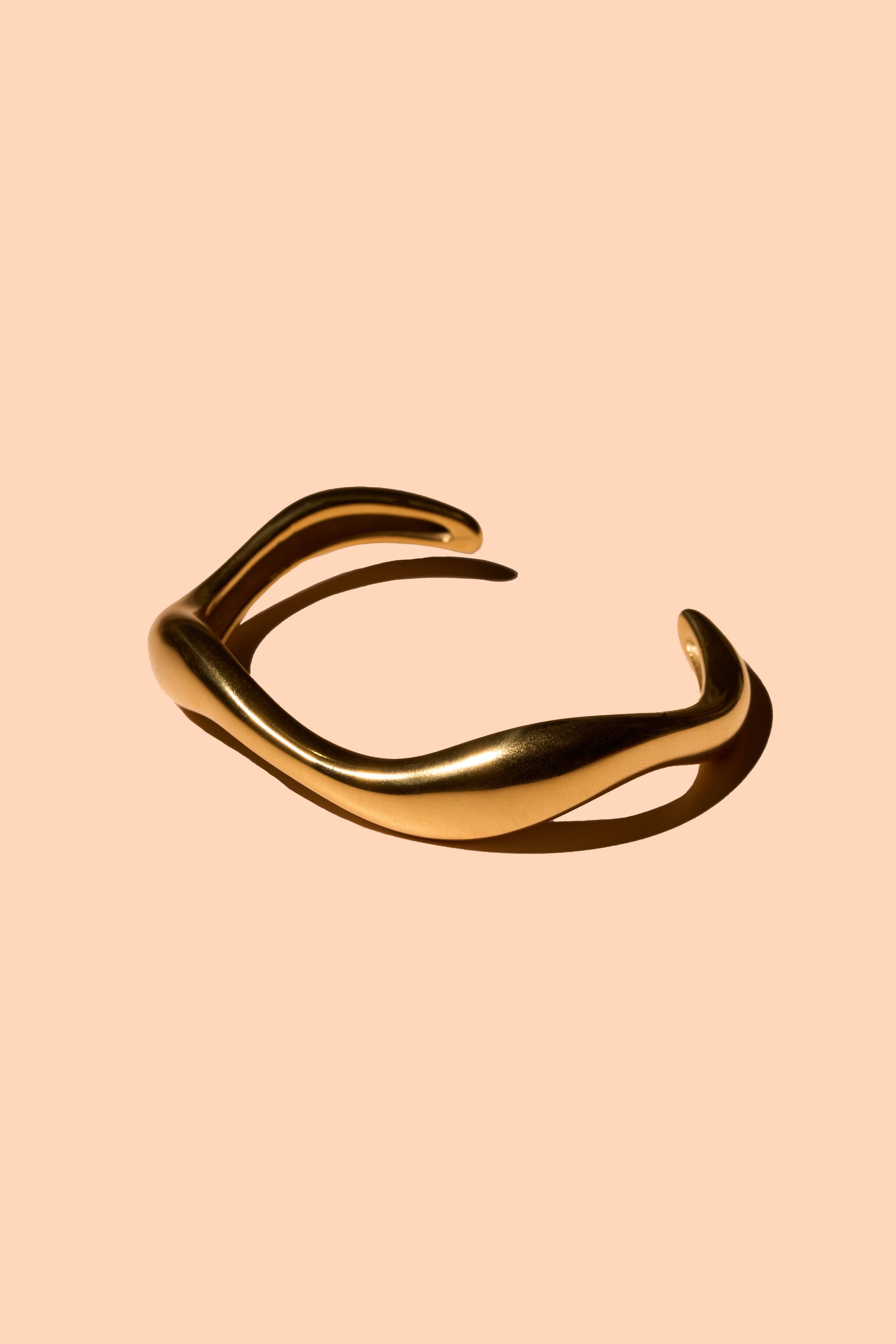 Tides Cuff - 18K Gold Plated by Peter & June