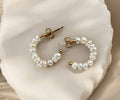Tessa Pearl Hoops by Boem
