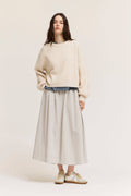OVERSIZE RIB KNIT PULLOVER