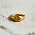 Mini Starlet Signet Ring by Boem