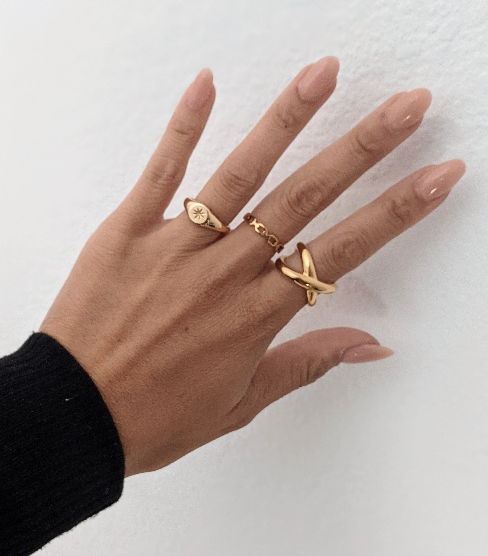 Mini Starlet Signet Ring by Boem
