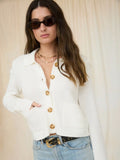 Collared Button Down Cardigan