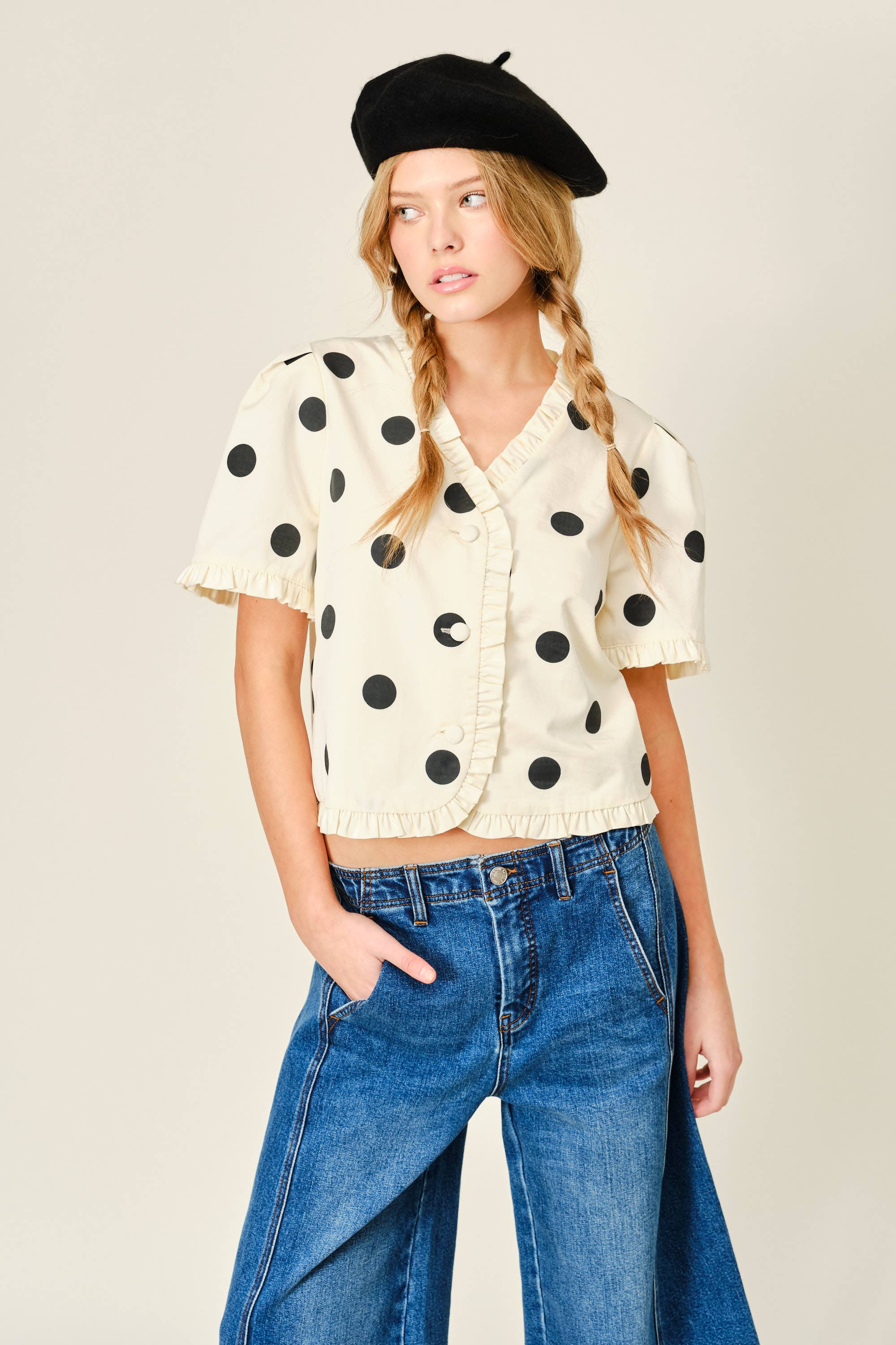 RUFFLE EDGE DOT