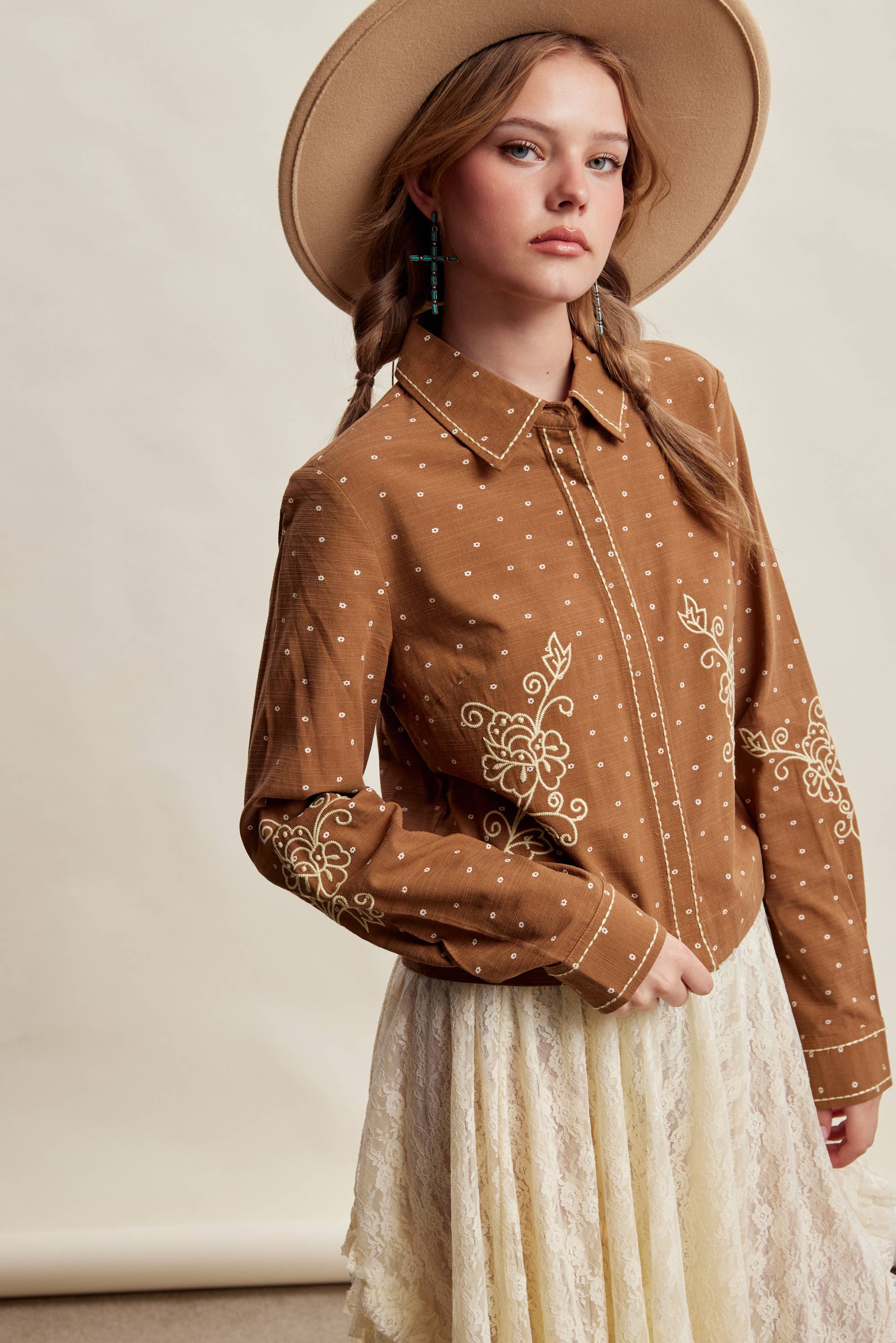Embroidered Western Cotton