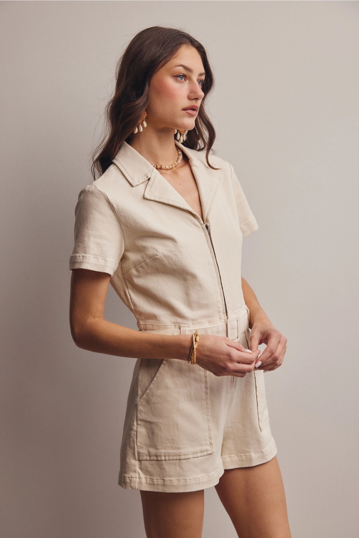Belted Romper