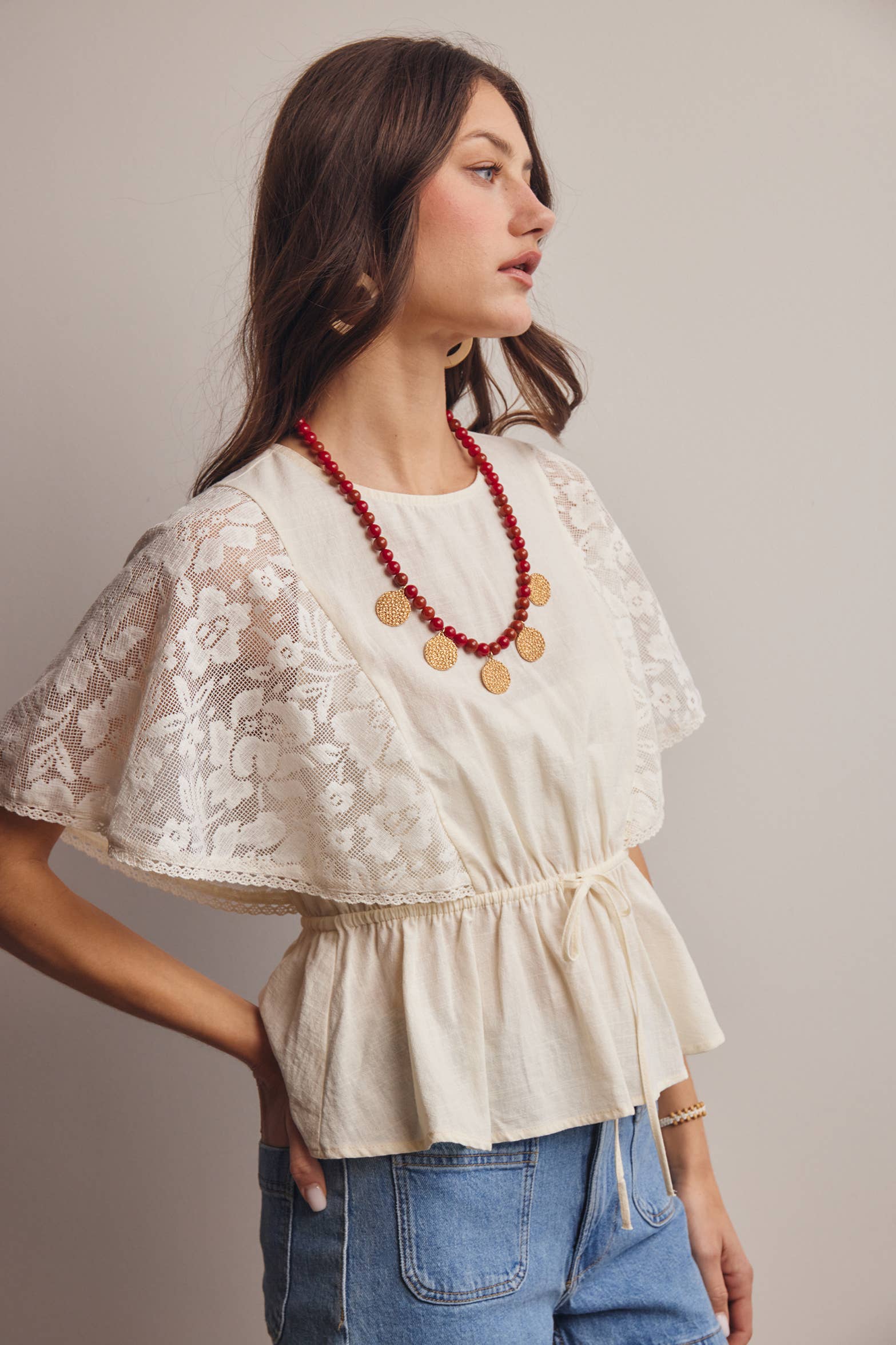 Lace Cape Sleeve