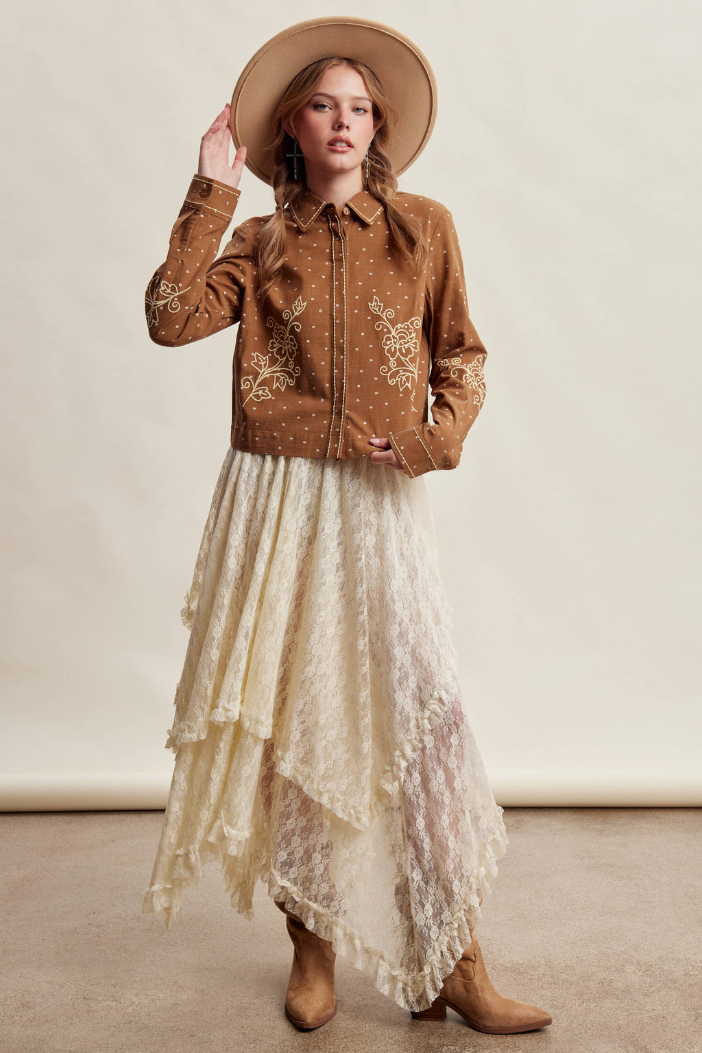Embroidered Western Cotton