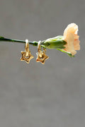 Estrella Hoops - 18K Gold Plated or Stainless Steel by Peter & June