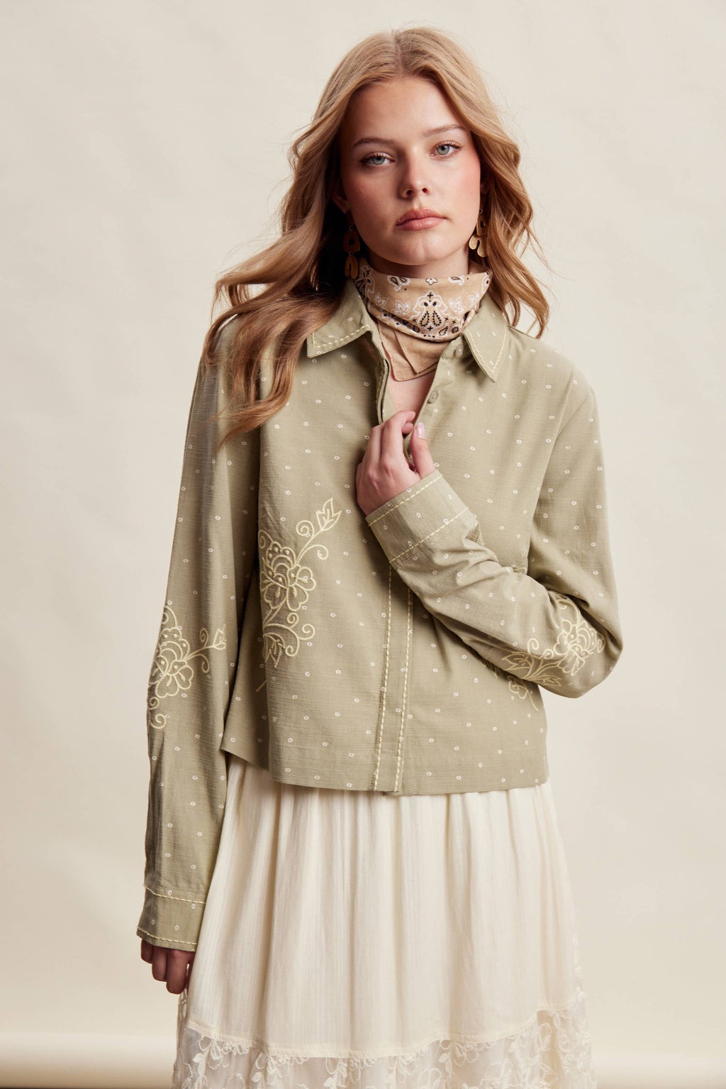Embroidered Western Cotton