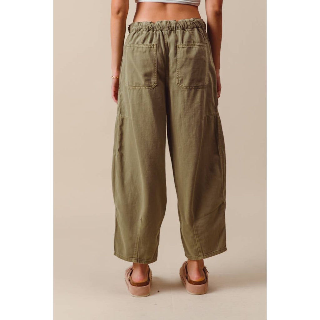MID RISE WIDE LEG PANTS by So Me