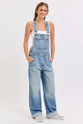 Relaxed Wide Leg Overall with Cuff