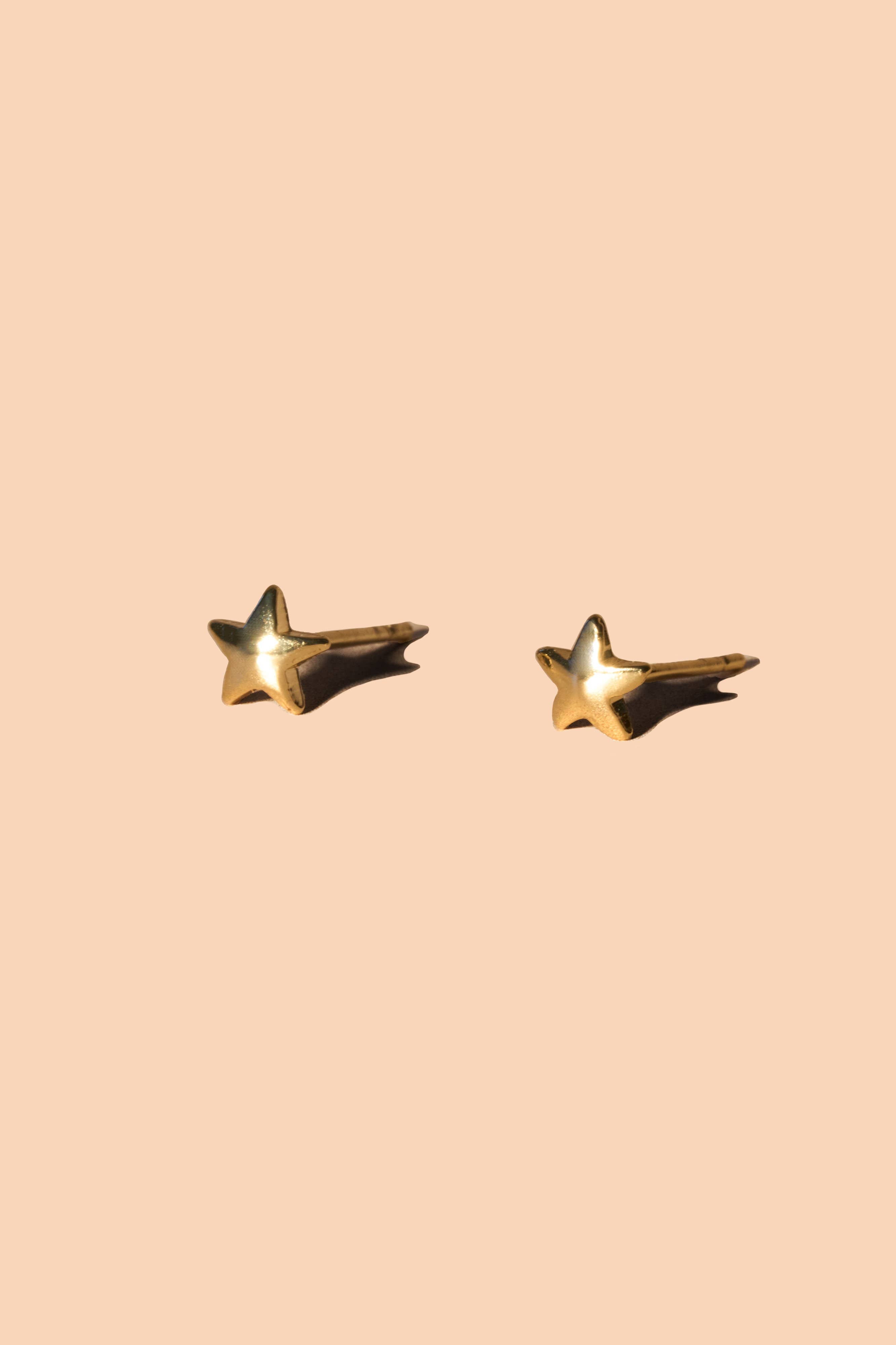 Universe Star Studs - 18K Gold Plated / White Gold Plated by Peter & June