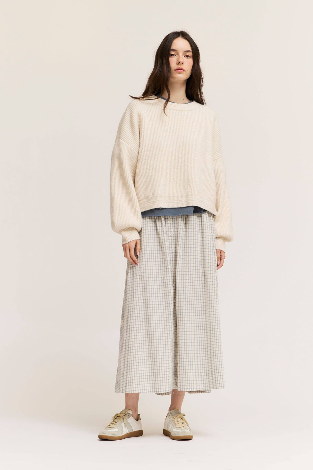 OVERSIZE RIB KNIT PULLOVER