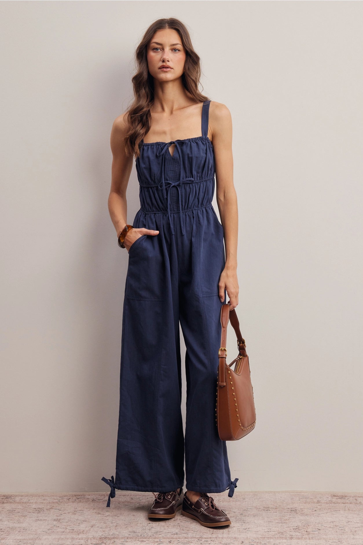 Navy Jumpsuit