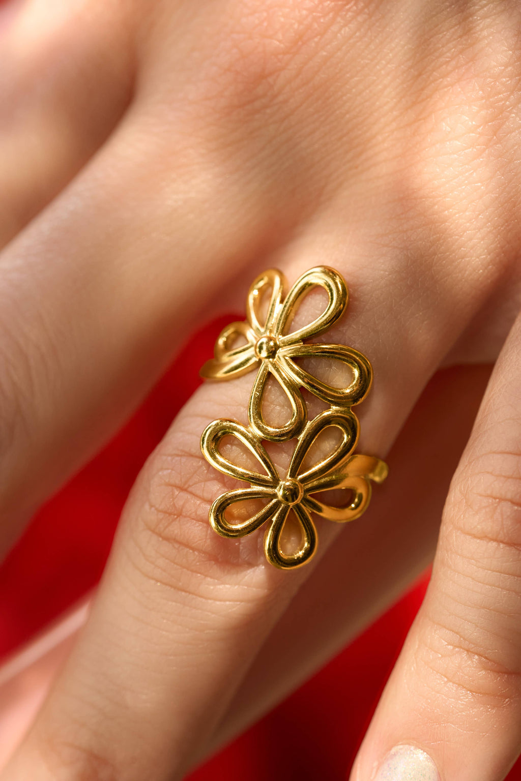 Full Bloom Ring - 18K Gold Plated by Peter & June