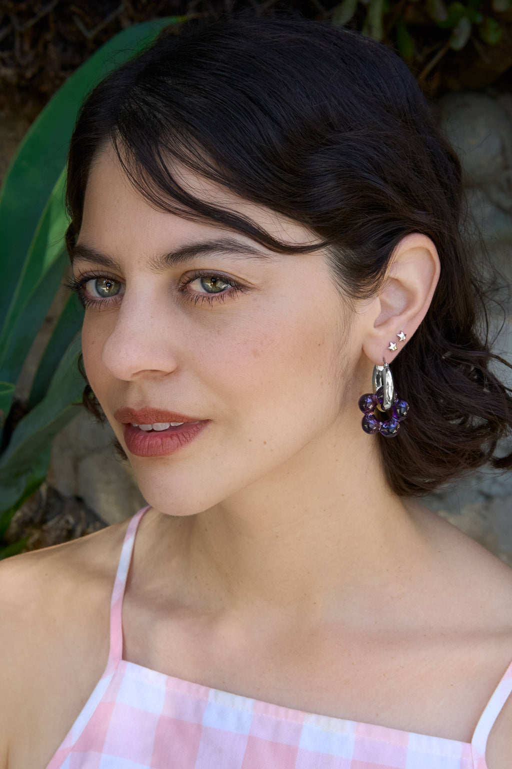 Universe Star Studs - 18K Gold Plated / White Gold Plated by Peter & June