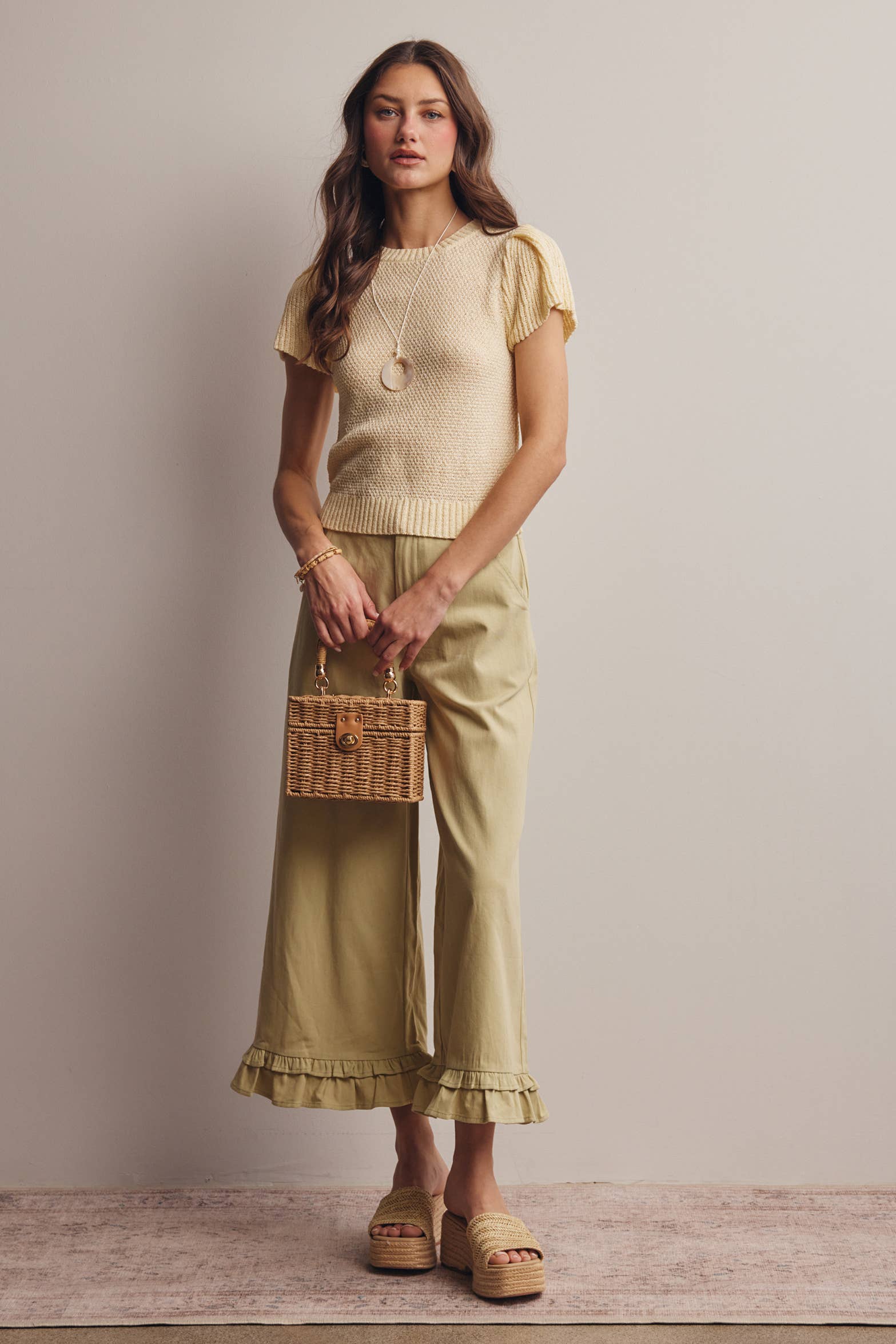 Puff Sleeve Textured