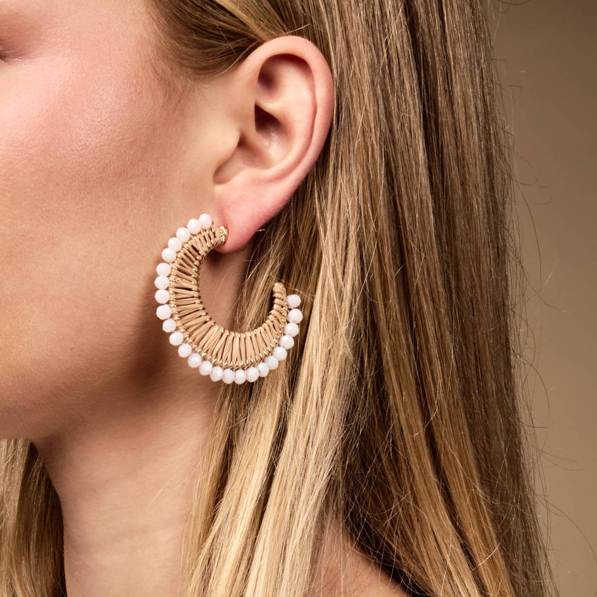 Golden Sand It-Girl Earrings by The Darling Effect